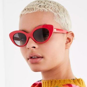 CRAP Eyewear  - the wild gift - red cat eye sunglasses